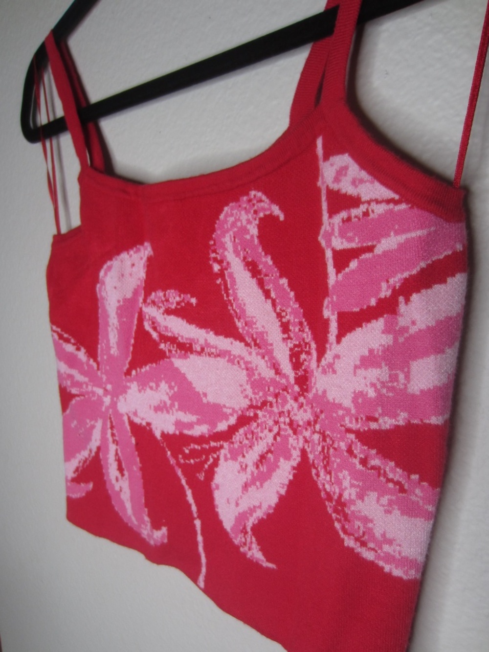 Pacsun Third Charm Kaia Sweater Tank Top Floral - Size Small - Picture 4 of 6